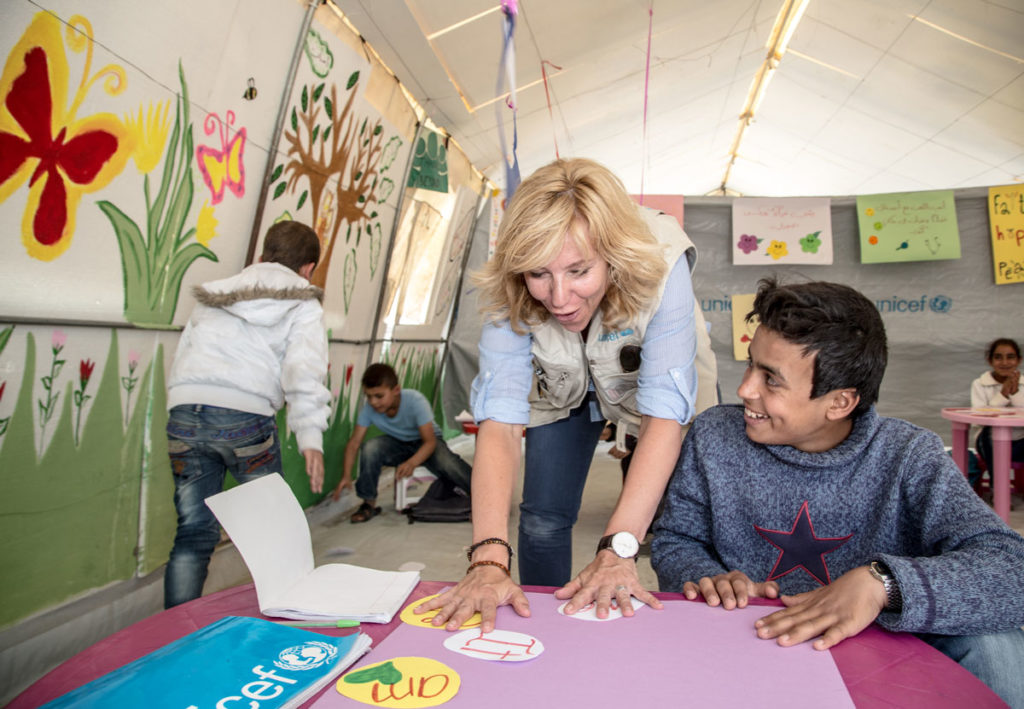 Jacqueline van den Heuvel Unicef Libanon Claudia de Breij