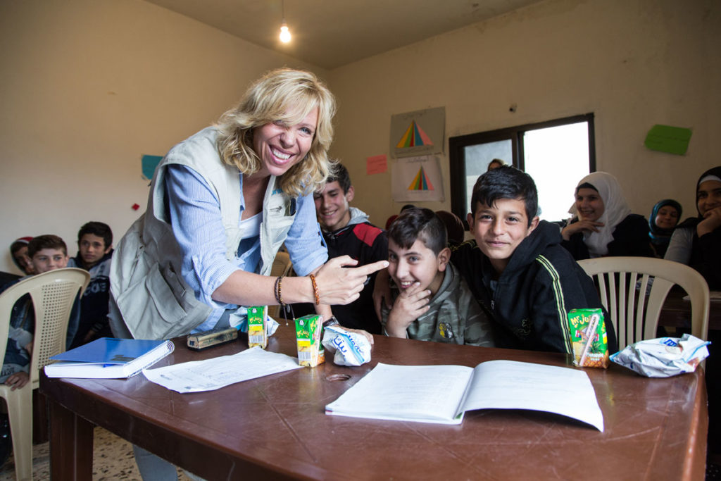 Jacqueline van den Heuvel Unicef Libanon Claudia de Breij