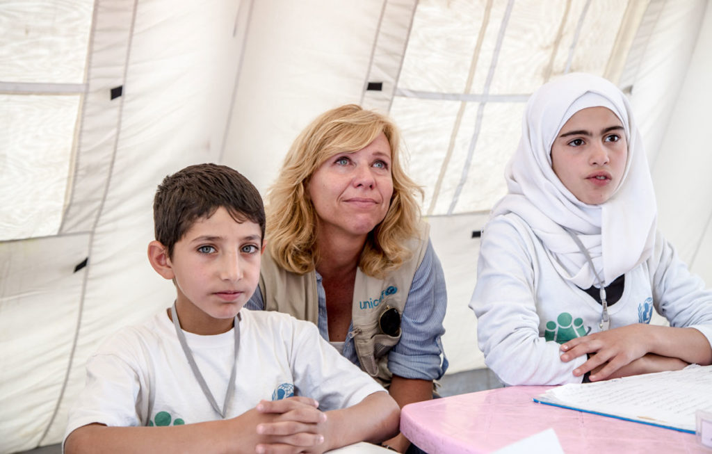 Jacqueline van den Heuvel Unicef Libanon Claudia de Breij